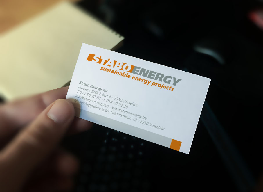 ontwerp naamkaartje staboenergy